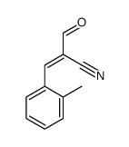 2-formyl-3-(2-methylphenyl)prop-2-enenitrile结构式