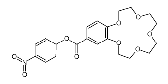 4'-(4-nitrophenoxycarbonyl)benzo-15-crown-5结构式