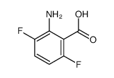 2-amino-3,6-difluorobenzoic acid结构式