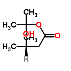 (S)-3-羟基丁酸(+)-叔丁酯结构式