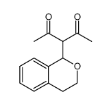 3-(1-isochromanyl)acetylacetone结构式