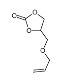 4-(prop-2-enoxymethyl)-1,3-dioxolan-2-one结构式