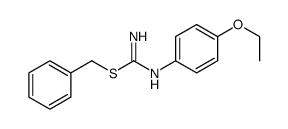 benzyl N'-(4-ethoxyphenyl)carbamimidothioate结构式