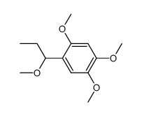 3-Methoxy-3-(2,4,5-trimethoxyphenyl)-propan结构式