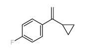 Benzene,1-(1-cyclopropylethenyl)-4-fluoro-结构式
