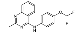 N-[4-(difluoromethoxy)phenyl]-2-methylquinazolin-4-amine结构式