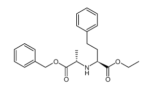Benzyl (2S)-2-[N-[(1S)-1-(Ethoxycarbonyl)-3-phenylpropyl]amino]propionate结构式