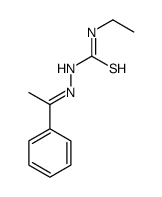 1-ethyl-3-(1-phenylethylideneamino)thiourea结构式