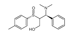 3-(dimethylamino)-2-[(4-methylphenyl)sulfinyl]-3-phenyl-1-propanol结构式