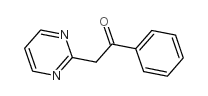 2-(苯甲酰基甲基)嘧啶结构式