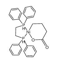 (1,2-bis(diphenylphosphino)ethane)NiCH2CH2CH2COO结构式