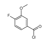 4-fluoro-3-methoxybenzoyl chloride结构式
