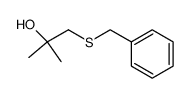 4-hydroxy-4-methyl-1-phenyl-2-thiapentane结构式