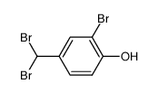 2-bromo-4-dibromomethylphenol结构式