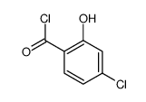 Benzoyl chloride, 4-chloro-2-hydroxy- (9CI)结构式