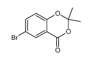 6-bromo-2,2-dimethylbenzo[1,3]dioxin-4-one结构式
