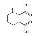cis-2,3-piperidinedicarboxylic acid结构式