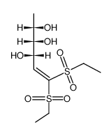 (2S,3S,4S)-6,6-bis(ethylsulfonyl)-hex-5-ene-2,3,4-triol结构式