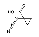 1-azidocyclopropane-1-carboxylic acid结构式
