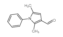 2,5-二甲基-1-苯基吡咯-3-羰醛结构式