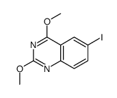 6-碘-2,4-二甲氧基-喹唑啉结构式