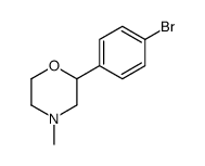 2-(4-bromophenyl)-4-methylmorpholine结构式