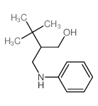 1-Butanol,3,3-dimethyl-2-[(phenylamino)methyl]-结构式