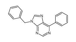9-benzyl-6-phenylpurine结构式