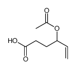 4-acetyloxyhex-5-enoic acid结构式