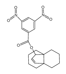 1,2,3,4,5,6,7,8-octahydro-4a,8a-prop[1]enonaphthalen-9-yl 3,5-dinitrobenzoate结构式