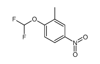 1-(difluoromethoxy)-2-methyl-4-nitrobenzene结构式
