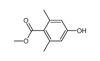 4-羟基-2,6-二甲基-苯甲酸甲酯结构式