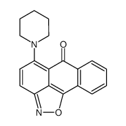 5-piperidinoanthra[1,9-c,d]isoxazol-6-one结构式