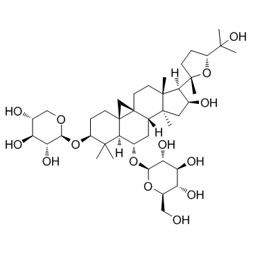 黄芪甲苷A(黄芪甲苷 IV)结构式