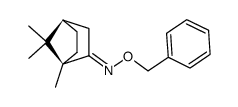(1R)-bornan-2-one-(O-benzyl oxime )结构式