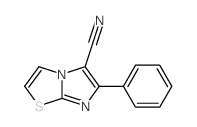 Imidazo[2,1-b]thiazole-5-carbonitrile,6-phenyl-结构式