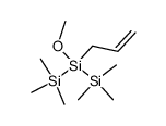 2-allyl-2-methoxy-1,1,1,3,3,3-hexamethyltrisilane结构式