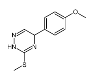 5-(4-methoxyphenyl)-3-methylsulfanyl-2,5-dihydro-1,2,4-triazine结构式