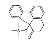 10b-trimethylsilyloxy-2,3-dihydrofluoranthen-1-one结构式