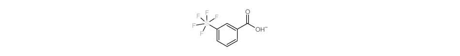 3-(PENTAFLUOROSULFANYL)BENZOIC ACID结构式