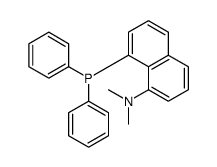 8-diphenylphosphanyl-N,N-dimethylnaphthalen-1-amine结构式