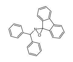 2'-benzhydrylspiro[fluorene-9,3'-[1,2]oxaziridine]结构式