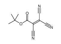 tert-butyl 2,3,3-tricyanoprop-2-enoate结构式