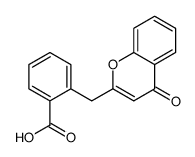 2-[(4-oxochromen-2-yl)methyl]benzoic acid结构式