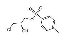 (R)-3-chloro-2-hydroxypropyl-1-(tolune-4-sulfonate)结构式