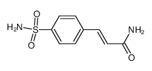 4-sulfamoyl-cinnamic acid amide结构式