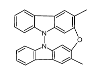 19,20-dimethyl-5,7-(epiethane[1,2]diylidene)-9,11-etheno[1,5,6]oxadiazonino[5,4-a:6,7-a']diindole结构式