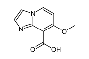 IMidazo[1,2-a]pyridine-8-carboxylic acid, 7-Methoxy-结构式
