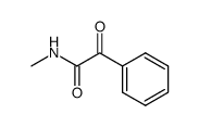 N-methyl-2-oxo-2-phenylacetamide结构式