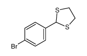 2-(p-bromophenyl)-1,3-Dithiolane结构式